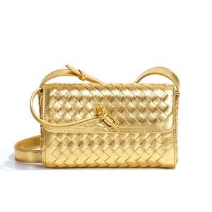 6038 Woven Leather Shoulder Bag , Fashion Handwoven Small Hobo Bag Purses